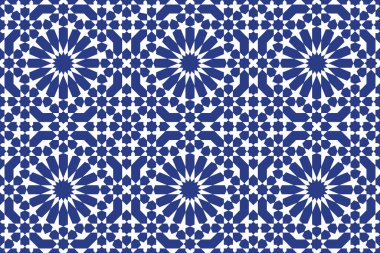 Geometrik İslami Süs Şablonu