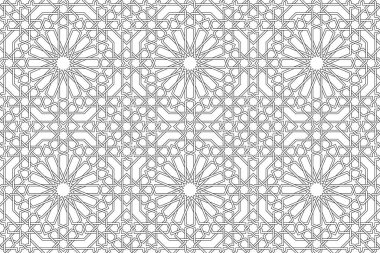Geometric Islamic Ornament Pattern clipart