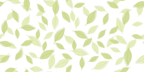 Green leaves background — Stock Vector