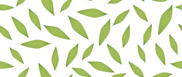 Зеленые листья фона — стоковый вектор