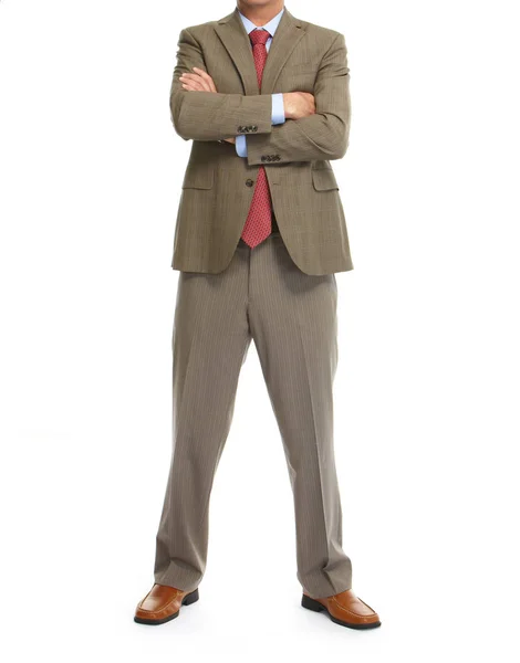 Businessman on a white background — Stock Photo, Image