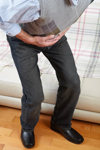 Man suffering from belly-ache — Stock Photo, Image