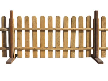 ahşap çit üzerinde beyaz izole Ranch