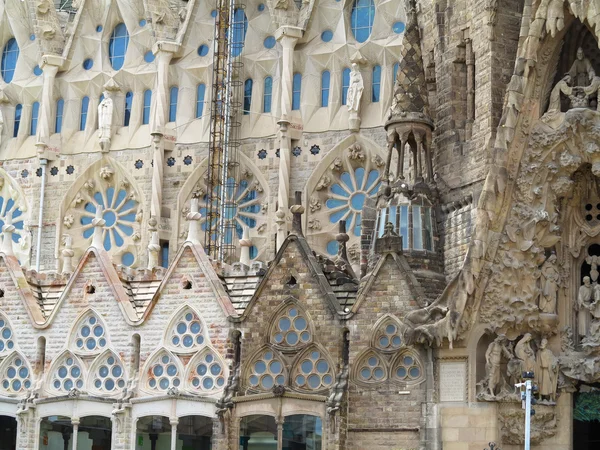 05.07.2016, Barcelona, Španělsko: Sagrada Familia církevní architectu — Stock fotografie