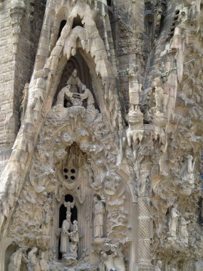  05.07.2016, Barselona, İspanya: Sagrada Familia kilise architectu