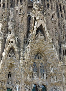  05.07.2016, Barselona, İspanya: Sagrada Familia kilise architectu