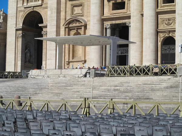 19.06.2017, Vatican, Roma, Italie : Vue sur la place Saint-Pierre — Photo