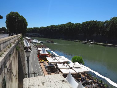 19.06.2017, Roma, İtalya: Sant' Angelo Köprüsü için Hadrian Maus