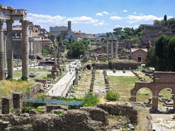 19.06.2017, Roma, İtalya: ünlü Roma kalıntıları güzel görünümü
