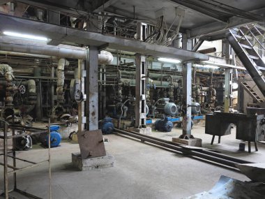 Elektrik motoru su pompası onarım Santrali'nde altında