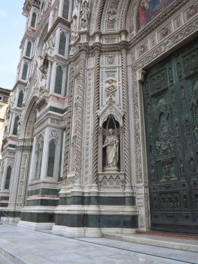 İtalya, Toscana, Florence. Katedral Sant mimari detay