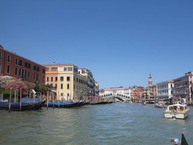 20.06.2017, Venedik, İtalya: tarihi binaları ve Kanallar Görünümü