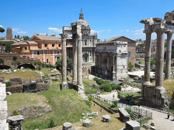 19.06.2017, Roma, İtalya: ünlü Roma kalıntıları güzel görünümü