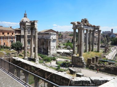 19.06.2017, Roma, İtalya: ünlü Roma kalıntıları güzel görünümü