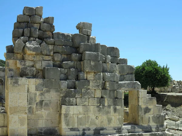 Anfiteatro antigo em Myra, Turquia - fundo arqueológico — Fotografia de Stock
