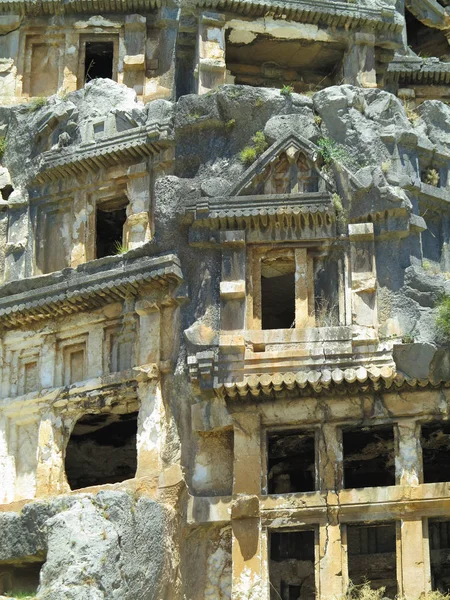 Развалины гробницы Миры в Демре, Анталья . — стоковое фото