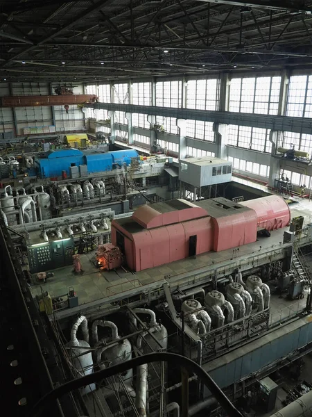 28.01.2020, Moldavien, Chisinau: Kraftgenerator ångturbin — Stockfoto