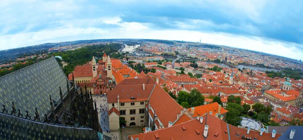 Vista aérea de Praga de hradjalá . — Foto de Stock