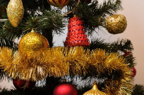 クリスマスのモミの木の装飾 — ストック写真