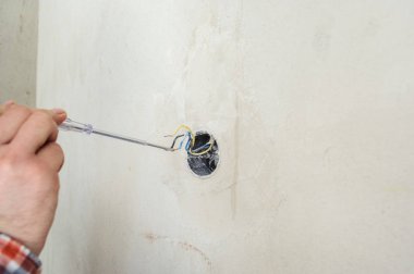 Elektrik yenileme çalışmaları lin güç eski ev yeni yükleme hakkında