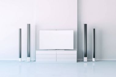 Multimedya sistem kurulumu ile 3D iç
