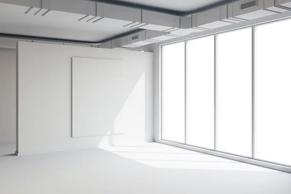 Empty Space Interior Big Windows View — Stock Photo, Image