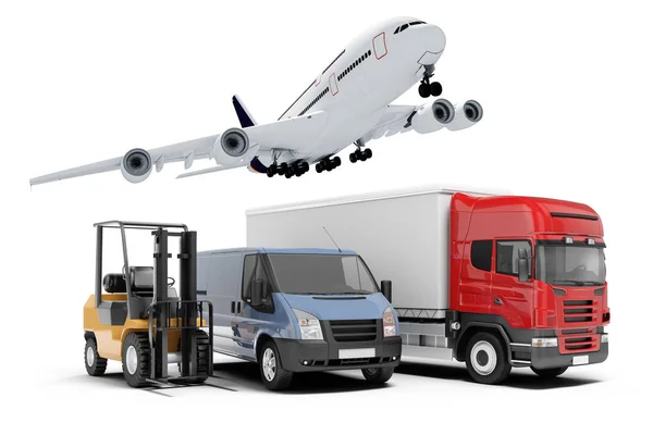 世界宽货物运输的概念 — 图库照片