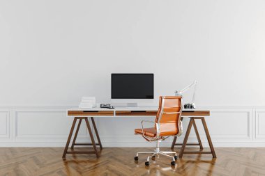 3D modern çalışma masası