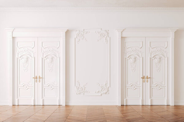 3d render of beautiful vintage interior 