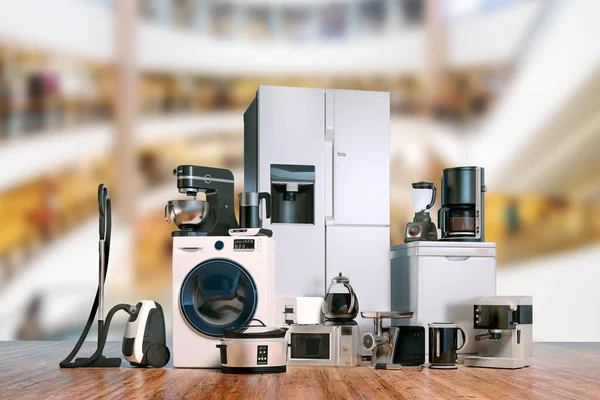 Render Home Appliances Collection Set — Stock Photo, Image