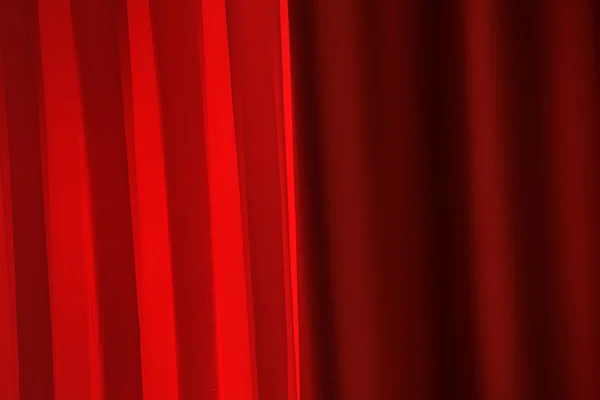 Red curtains for award ceremony background — Stock Photo, Image