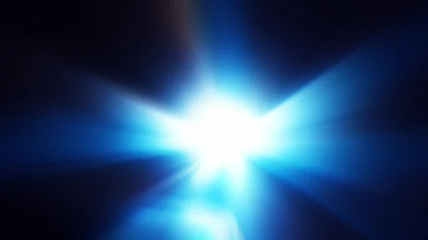 Luce blu tunnel come sfondo astratto — Foto Stock