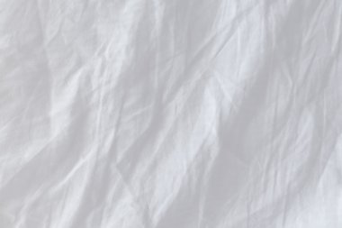 Buruşuk yatak yaprak üstten görünüm