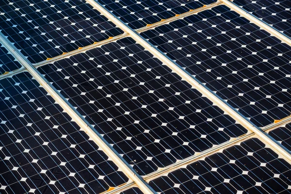 Superficie paneles solares —  Fotos de Stock