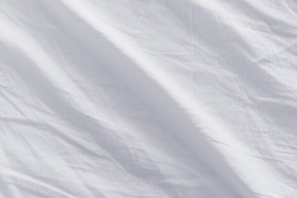Crumpled bed sheets texture