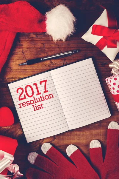 Happy New 2017 year note — Stock Photo, Image