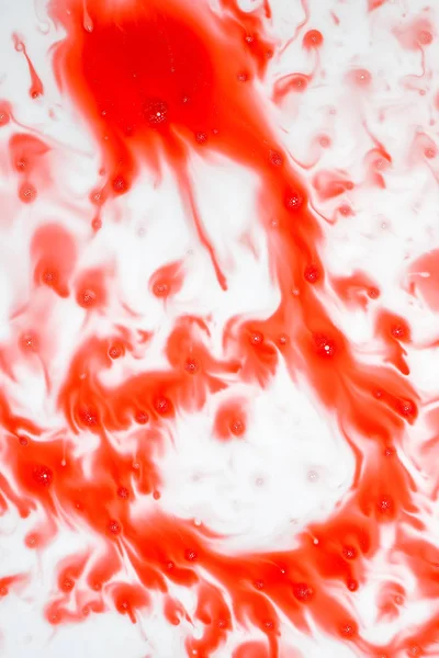 Blood drips on white surface — Stock Photo, Image