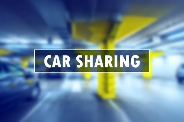 자동차 공유 또는 carsharing 개념 — 스톡 사진