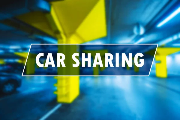 자동차 공유 또는 carsharing 개념 — 스톡 사진