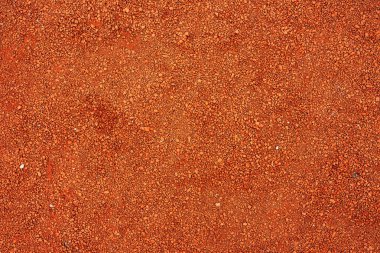 Dry light red crushed bricks surface clipart