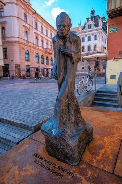 Gustav Mahler Statue in Ljubljana