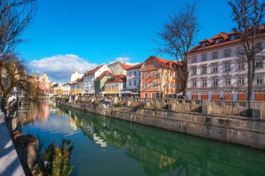 Cankarjevo nabrezje, Ljubljanica Nehri yakınında güzel mesire