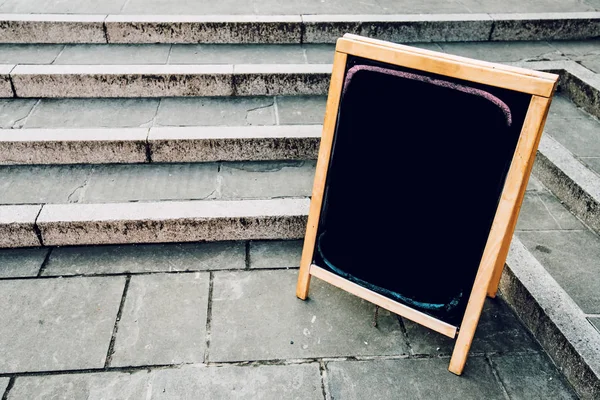 Üres étterem vagy bár menü chalkboard — Stock Fotó