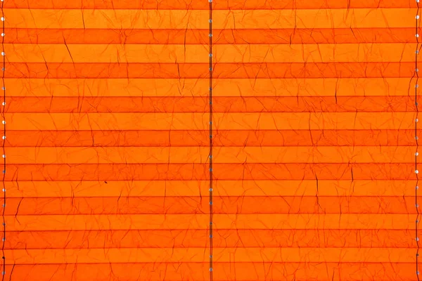 Texture of orange paper shades for windows — Stock Photo, Image