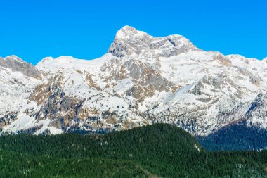 Triglav dağın tepesinde