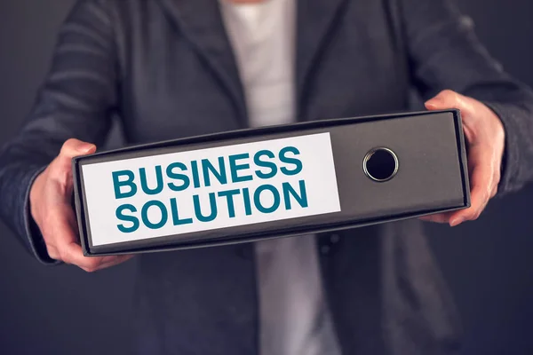Offering business solution — Stock Photo, Image
