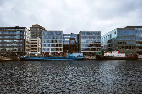 Malmö stadsbilden, business district modern arkitektur — Stockfoto