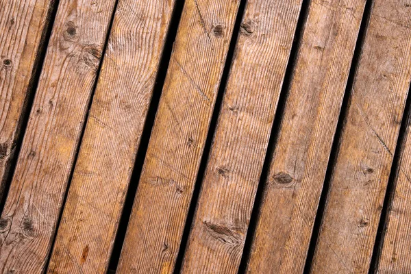 Weathered pátio ao ar livre textura piso de madeira — Fotografia de Stock