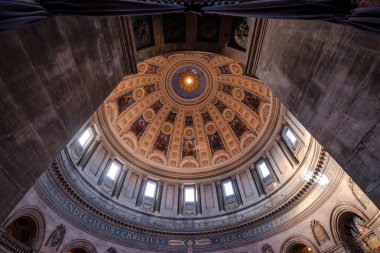 Kopenhag, Danimarka mermer Kilisesi'nin kubbe iç