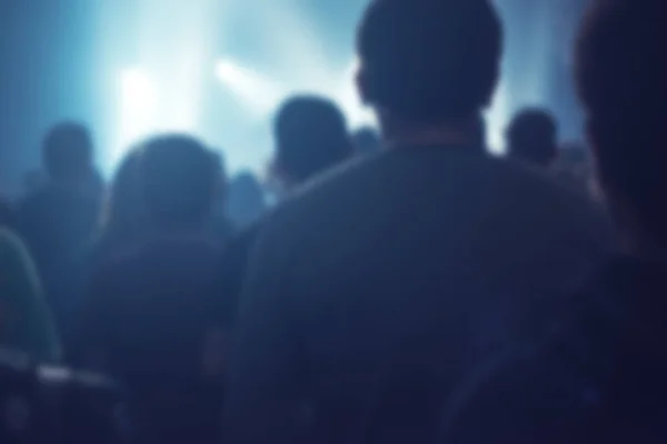 Blur defocused music concert crowd as abstract background — Stock Photo, Image